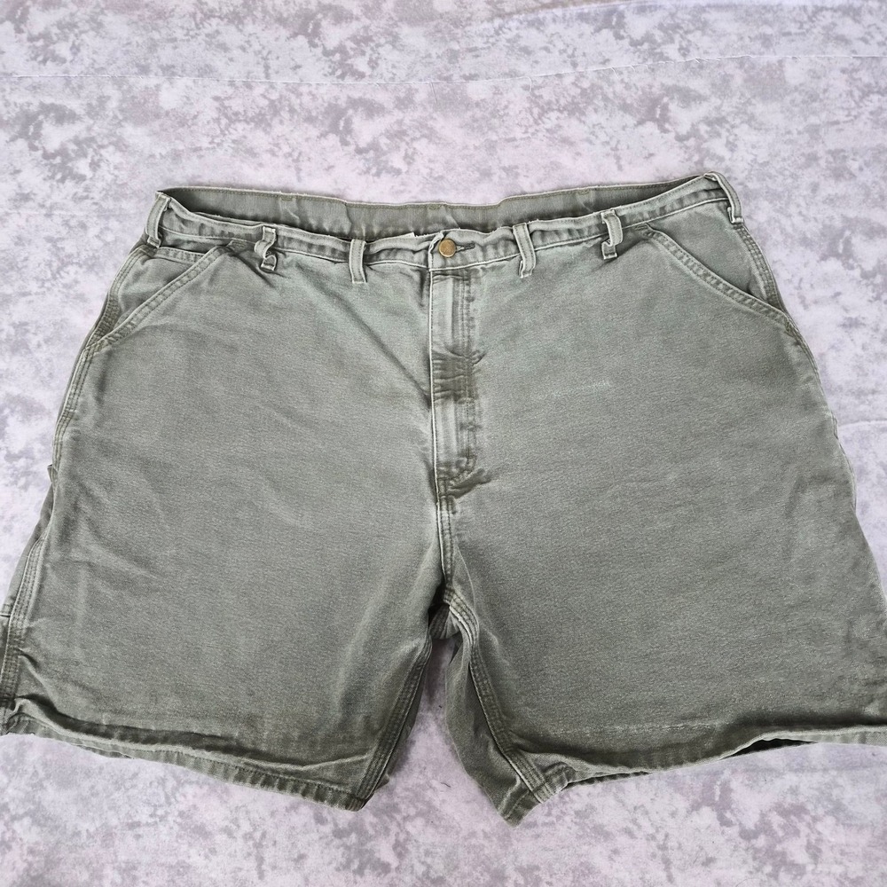 Vintage Carhartt Canvas Carpenter Shorts Mens 46 Gorpcore Workwear Utility Jorts